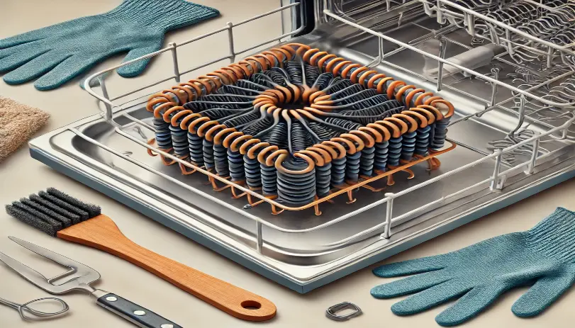 How To Get Melted Plastic Off Dishwasher Coil