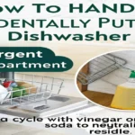 What To Do If You Put Dish Soap In Dishwasher