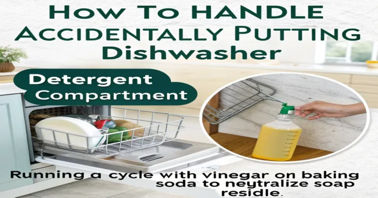 What To Do If You Put Dish Soap In Dishwasher